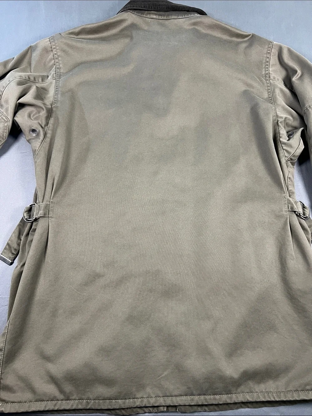 Banana Republic Olive Field Jacket with Dark Contrast Collar